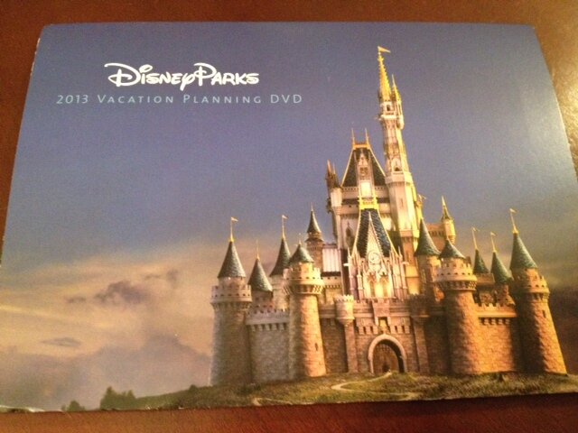 My weekend viewing...The Disney vacation planning DVD